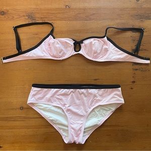 Kate Spade Baby Pink Bathing Suit Set. Perfect Condition. Top S, Bottom M.